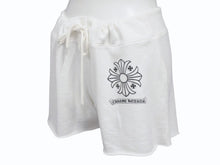 画像をギャラリービューアに読み込む, 極美品 CHROME HEARTS クロムハーツ スウェットショーツ ショートパンツ サイズS CHプラス スクロールrラベルロゴ レディース 中古 4b003229