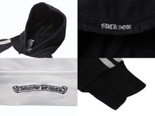 画像をギャラリービューアに読み込む, CHROME HEARTS クロムハーツ ラグランフーディー パーカー サイズS オールドモデル ホワイト ブラック 刺繍 レディース 美品 中古 4b003230
