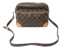 画像をギャラリービューアに読み込む, 極美品 LOUIS VUITTON ルイヴィトン ナイル ショルダーバッグ M45244 モノグラム ブラウン PVC レザー ゴールド金具 中古 4b003239