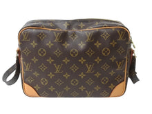 画像をギャラリービューアに読み込む, 極美品 LOUIS VUITTON ルイヴィトン ナイル ショルダーバッグ M45244 モノグラム ブラウン PVC レザー ゴールド金具 中古 4b003239
