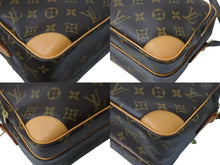 画像をギャラリービューアに読み込む, 極美品 LOUIS VUITTON ルイヴィトン ナイル ショルダーバッグ M45244 モノグラム ブラウン PVC レザー ゴールド金具 中古 4b003239