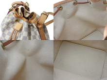 Load image into Gallery viewer, LOUIS VUITTON ルイヴィトン ダミエアズール ノエ ショルダーバッグ N42222 ワンショルダー ホワイト 美品 中古 4b003241