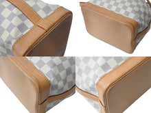 Load image into Gallery viewer, LOUIS VUITTON ルイヴィトン ダミエアズール ノエ ショルダーバッグ N42222 ワンショルダー ホワイト 美品 中古 4b003241