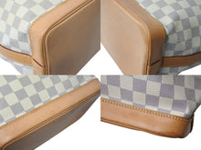 Load image into Gallery viewer, LOUIS VUITTON ルイヴィトン ダミエアズール ノエ ショルダーバッグ N42222 ワンショルダー ホワイト 美品 中古 4b003241