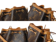 画像をギャラリービューアに読み込む, LOUIS VUITTON ルイヴィトン ナノ ノエ ショルダーバッグ M41346 モノグラム PVC レザー ブラウン 美品 中古 4b003242
