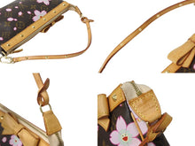 Load image into Gallery viewer, 極美品 LOUISVUITTON ルイヴィトン 村上隆 ポシェットアクセソワール ポーチ M92006 モノグラムチェリーブロッサム 中古 4b003244