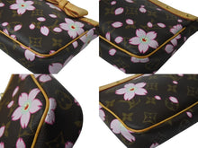 Load image into Gallery viewer, 極美品 LOUISVUITTON ルイヴィトン 村上隆 ポシェットアクセソワール ポーチ M92006 モノグラムチェリーブロッサム 中古 4b003244