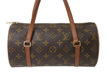 Load image into Gallery viewer, 極美品 LOUIS VUITTON ルイヴィトン パピヨン26 ハンドバッグ M51386 モノグラム PVC レザー ブラウン ゴールド金具 中古 4b003246