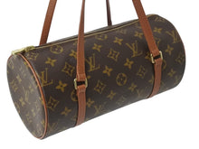 Load image into Gallery viewer, 極美品 LOUIS VUITTON ルイヴィトン パピヨン26 ハンドバッグ M51386 モノグラム PVC レザー ブラウン ゴールド金具 中古 4b003246
