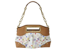 Load image into Gallery viewer, LOUIS VUITTON ルイヴィトン ジュディMM ハンドバッグ M40255 モノグラム マルチカラー 2WAY 村上隆 ホワイト 美品 中古 4b003251