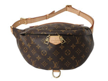 画像をギャラリービューアに読み込む, 極美品 LOUIS VUITTON ルイヴィトン バムバッグ ボディバッグ ウエストバッグ M43644 モノグラム ブラウン ゴールド金具 中古 4b003252