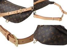 画像をギャラリービューアに読み込む, 極美品 LOUIS VUITTON ルイヴィトン バムバッグ ボディバッグ ウエストバッグ M43644 モノグラム ブラウン ゴールド金具 中古 4b003252