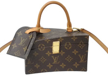画像をギャラリービューアに読み込む, 極美品 LOUIS VUITTON ルイヴィトン ツイステッドボックス 2WAYバッグ M40275 フランクゲーリー ブラウン ゴールド 中古 4b003253