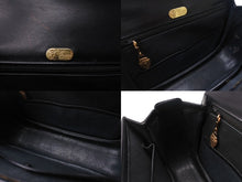 Load image into Gallery viewer, GUCCI グッチ バンブー ハンドバッグ 000 099 0633 カーフスキン ブラック ゴールド金具 バンブー 良品 中古 4b003254