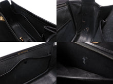 Load image into Gallery viewer, GUCCI グッチ バンブー ハンドバッグ 000 099 0633 カーフスキン ブラック ゴールド金具 バンブー 良品 中古 4b003254