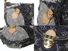 Load image into Gallery viewer, 極美品 LOUIS VUITTON ルイヴィトン モノグラムデニム パウチィ ワンショルダーバッグ ブラック M95383 中古 4b003255