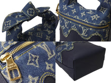 Load image into Gallery viewer, 新品同様品 LOUISVUITTON ルイヴィトン NIGO ジャパニーズクルーザー ハンドバッグ M45970 デニム トリヨン インディゴ 中古 4b003257