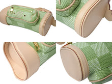 画像をギャラリービューアに読み込む, 極美品 LOUIS VUITTON ルイヴィトン ミニ ゴルフバッグ 2WAYバッグ N40635 ダミエ ゴルフキャンバス Tyler,The Creator グリーン 中古 4b003258