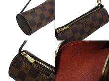 Load image into Gallery viewer, 極美品 LOUIS VUITTON ルイヴィトン パピヨン30 ハンドバッグ N51303 ダミエ エベヌ ブラウン ゴールド金具 中古 4b003259