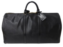 画像をギャラリービューアに読み込む, LOUIS VUITTON ルイヴィトン ボストンバッグ トラベルバッグ M42942 キーポル60 ブラック エピレザー ゴールド金具 美品 中古 4b003261