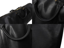画像をギャラリービューアに読み込む, LOUIS VUITTON ルイヴィトン ボストンバッグ トラベルバッグ M42942 キーポル60 ブラック エピレザー ゴールド金具 美品 中古 4b003261