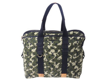 画像をギャラリービューアに読み込む, LOUIS VUITTON ルイヴィトン モノグラモフラージュ トレイ トートバッグ M95783 村上隆 マークジェイコブス カーキ 美品 中古 4b003263