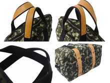 画像をギャラリービューアに読み込む, LOUIS VUITTON ルイヴィトン モノグラモフラージュ トレイ トートバッグ M95783 村上隆 マークジェイコブス カーキ 美品 中古 4b003263