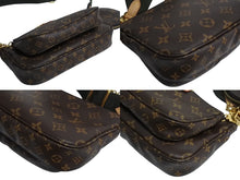 画像をギャラリービューアに読み込む, 極美品 LOUIS VUITTON ルイヴィトン ミュルティポシェット アクセソワール カーキ ショルダーバッグ モノグラム M44813 中古 4b003264