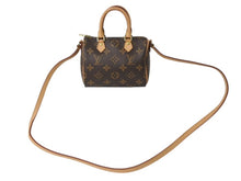画像をギャラリービューアに読み込む, 極美品 LOUIS VUITTON ルイヴィトン ナノスピーディ 2WAY ショルダーバッグ M61252 モノグラム 中古 4b0032692