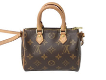 画像をギャラリービューアに読み込む, 極美品 LOUIS VUITTON ルイヴィトン ナノスピーディ 2WAY ショルダーバッグ M61252 モノグラム 中古 4b0032692