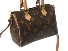 画像をギャラリービューアに読み込む, 極美品 LOUIS VUITTON ルイヴィトン ナノスピーディ 2WAY ショルダーバッグ M61252 モノグラム 中古 4b0032692