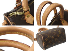画像をギャラリービューアに読み込む, 極美品 LOUIS VUITTON ルイヴィトン ナノスピーディ 2WAY ショルダーバッグ M61252 モノグラム 中古 4b0032692