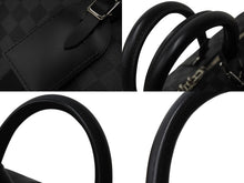 画像をギャラリービューアに読み込む, 極美品 LOUISVUITTON ルイヴィトン キーポルバンドリエール45 ボストンバッグ N41418 ダミエグラフィット ブラック 中古 4b003272