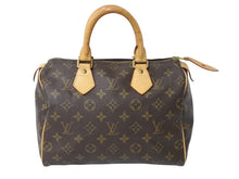 Load image into Gallery viewer, 極美品 LOUIS VUITTON ルイヴィトン スピーディー25 ハンドバック M41528 モノグラム PVC レザー 中古 4b003275