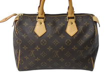 Load image into Gallery viewer, 極美品 LOUIS VUITTON ルイヴィトン スピーディー25 ハンドバック M41528 モノグラム PVC レザー 中古 4b003275
