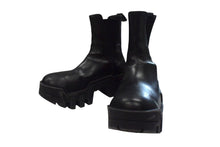 画像をギャラリービューアに読み込む, BALENCIAGA バレンシアガ Bulldozer チェルシーブーツ ブラック マットスムースカーフスキン 693968 サイズ43 美品 中古 4b003276