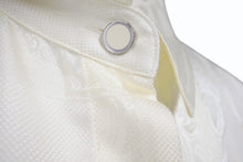 Load image into Gallery viewer, 新品未使用 HERMES エルメス ROBE INSPI LONGUE CHEMISE シルクワンピース 4E0578DE9136 サイズ36 アイボリー 総柄 中古 4b003285