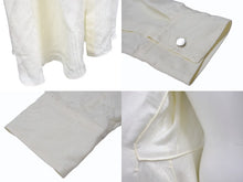 Load image into Gallery viewer, 新品未使用 HERMES エルメス ROBE INSPI LONGUE CHEMISE シルクワンピース 4E0578DE9136 サイズ36 アイボリー 総柄 中古 4b003285