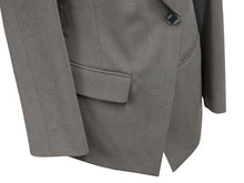 画像をギャラリービューアに読み込む, 新品未使用 HERMES エルメス テーラードジャケット ダブル 4E0230DE サイズ34 セリエボタン ウール グレージュ 中古 4b003286