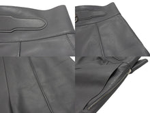 Load image into Gallery viewer, HERMES エルメス ショートパンツ ショーツ サイズ34 ラムレザー グレー 2021年 Dカン オールレザー 美品 中古 4b003292