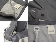 Load image into Gallery viewer, HERMES エルメス ショートパンツ ショーツ サイズ34 ラムレザー グレー 2021年 Dカン オールレザー 美品 中古 4b003292