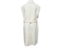 Load image into Gallery viewer, 新品未使用 HERMES エルメス カシミヤ ロングベスト 4E0101DA サイズ34 ダブルフェイス アイボリー 中古 4b003297