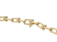 画像をギャラリービューアに読み込む, TIFFANY&amp;Co. ティファニー ハードウェア グラジュエイテッド リンク ネックレス Au750 イエローゴールド 重量約74.7g 美品 中古 4b003299