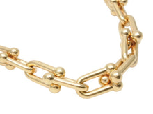 画像をギャラリービューアに読み込む, TIFFANY&amp;Co. ティファニー ハードウェア グラジュエイテッド リンク ネックレス Au750 イエローゴールド 重量約74.7g 美品 中古 4b003299