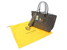 画像をギャラリービューアに読み込む, 新品未使用 GOYARD ゴヤール サンルイPM バッグ トートバッグ STLOUIPMLTY01CL01P マーカージュアート ノザミレベット ブラック 中古 4b003301