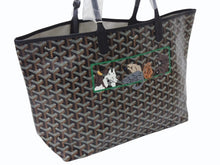 画像をギャラリービューアに読み込む, 新品未使用 GOYARD ゴヤール サンルイPM バッグ トートバッグ STLOUIPMLTY01CL01P マーカージュアート ノザミレベット ブラック 中古 4b003301