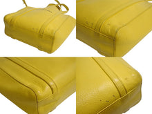 画像をギャラリービューアに読み込む, BALENCIAGA バレンシアガ エブリデイトート XXS 2WAY トートバッグ ハンドバッグ レザー イエロー ブラック 美品 中古 4b003304