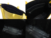 画像をギャラリービューアに読み込む, BALENCIAGA バレンシアガ エブリデイトート XXS 2WAY トートバッグ ハンドバッグ レザー イエロー ブラック 美品 中古 4b003304