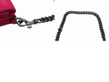 画像をギャラリービューアに読み込む, BALENCIAGA バレンシアガ チェーンミニウォレット 三つ折り財布 ショルダー レザー ピンク シルバー金具 美品 中古 4b003306