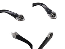 画像をギャラリービューアに読み込む, CHROME HEARTS クロムハーツ shaker 2 シェイカー2 サングラス シルバー925 CHプラス ホースシュー ブラック ブラウン 美品 中古 4b000334